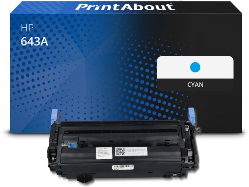 Toner compatible PrintAbout HP 643A (Q5951A) Ciano