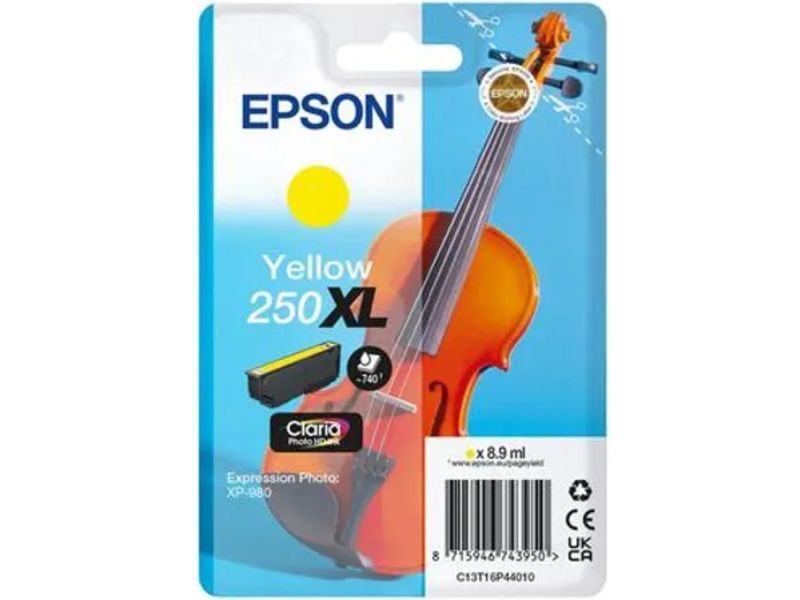 Cartouche d'encre Epson 250XL Jaune - Grande capacité