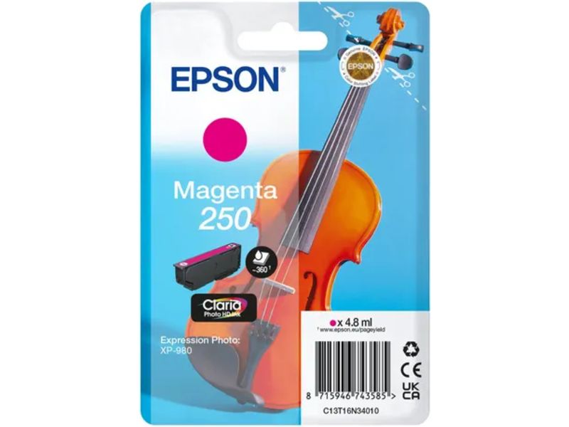 Cartucho de tinta Epson 250 Magenta (C13T16N34010)