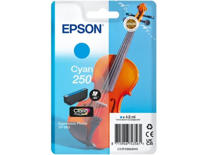 Cartucho de tinta Epson cian C13T16N24010