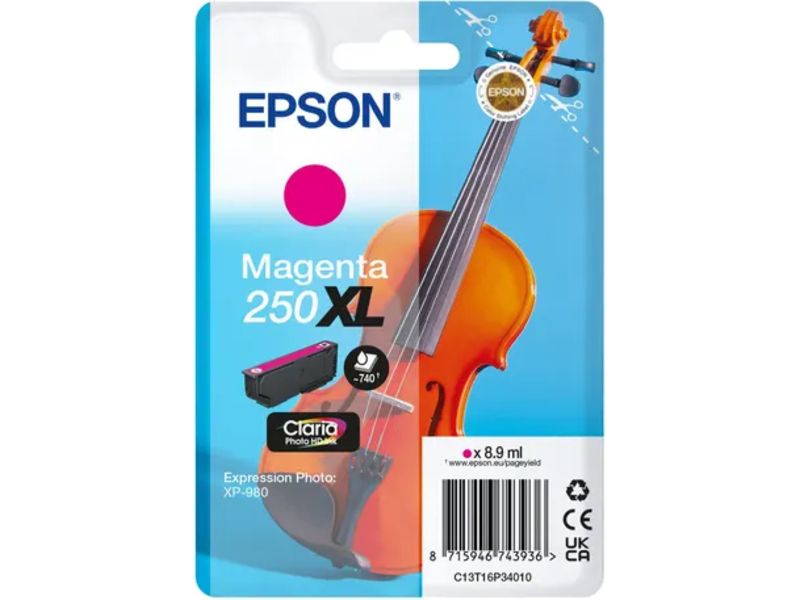 Cartouche d'encre Epson 250XL Magentă - Grande capacité