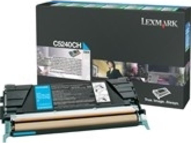 Toner Lexmark C5240CH Cyan - Grande capacité