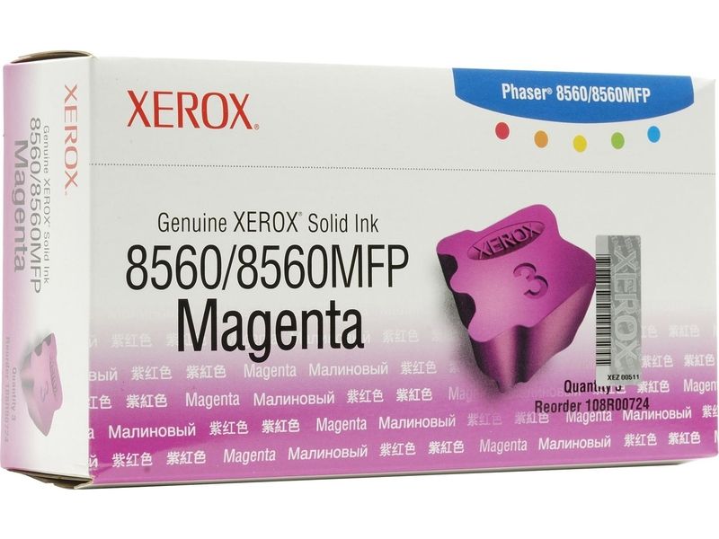 Cartouche de toner Xerox, magenta, 108R00724