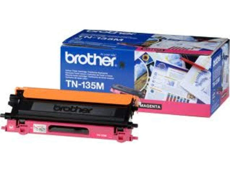 Cartouche toner Brother TN-135M magenta - Grande capacité