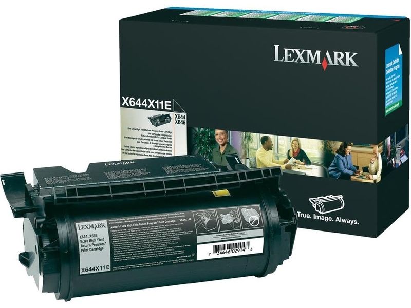 Cartouche toner Lexmark X644X11E Noir - Grande capacité