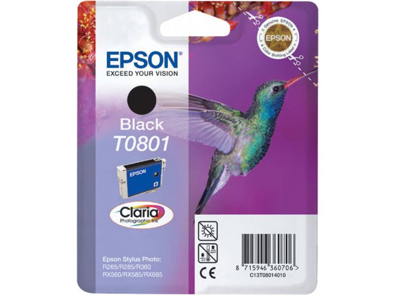 Epson T0801 - Black - Ink Cartridge