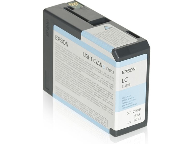 Cartucho de tinta Epson T580 - Cian claro - C13T580500