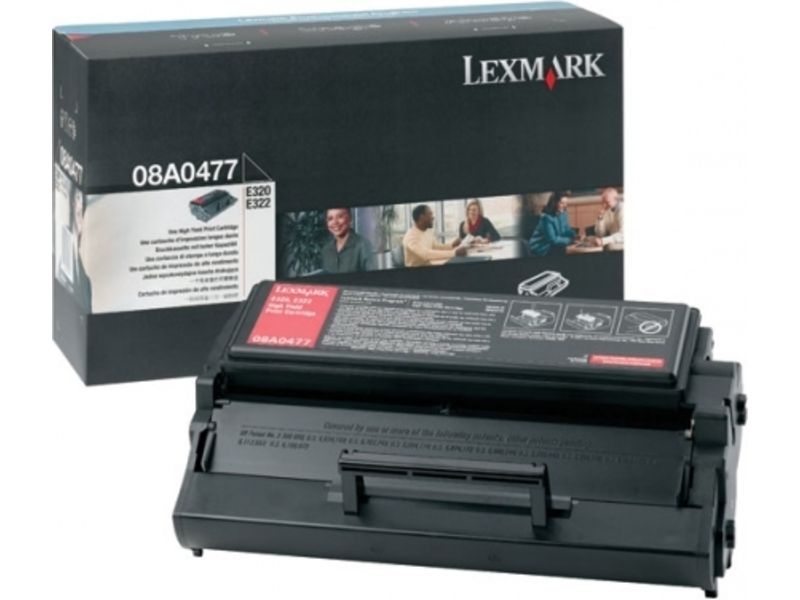 Cartouche de toner Lexmark 08A0477 Noir