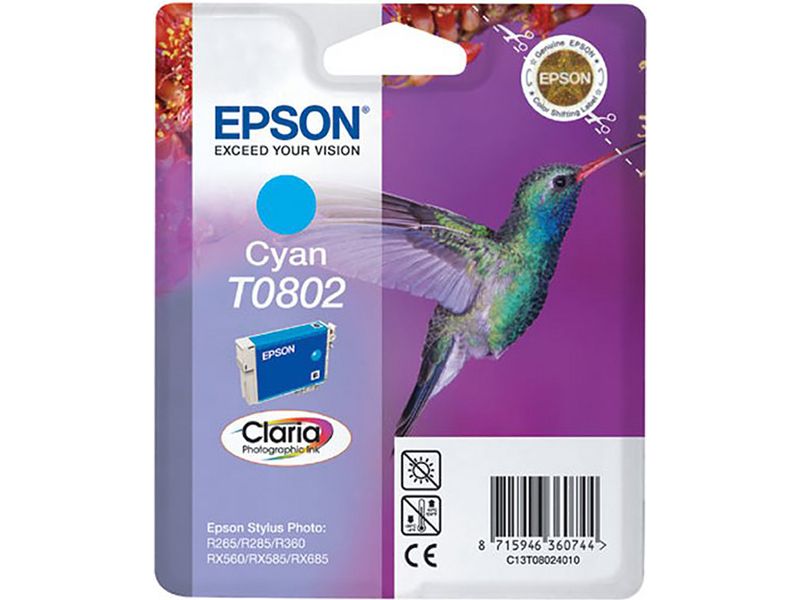 Epson Cyan Ink Cartridge, 7.4ml