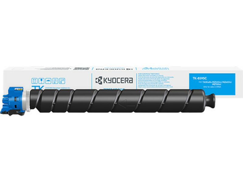 Toner Kyocera TK-8595C Cian de alta capacidad