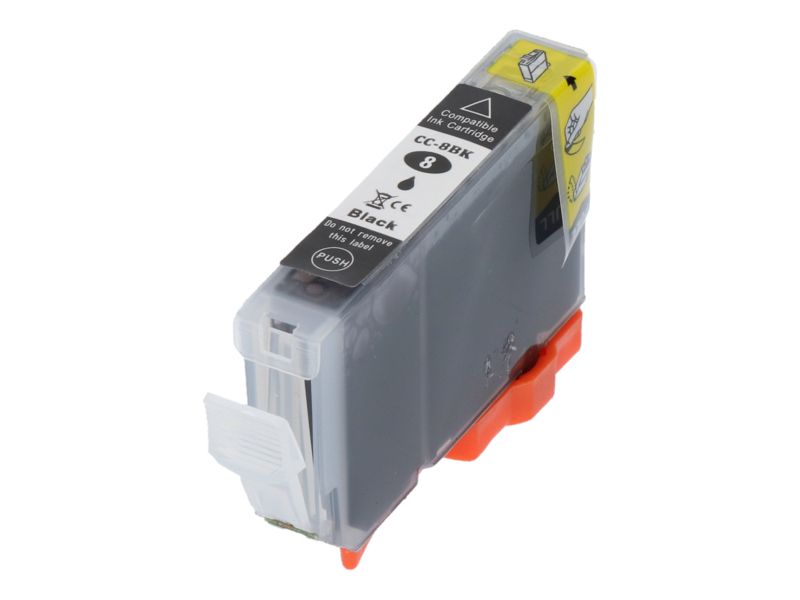Cartouche d'encre PrintAbout compatible Canon CLI-8BK - Noir
