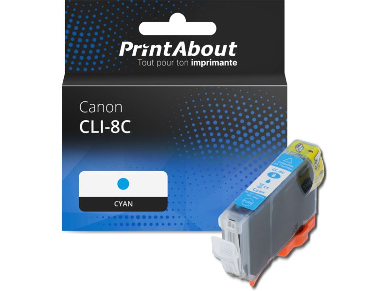 Canon CLI-8C Cyan Ink Cartridge by PrintAbout