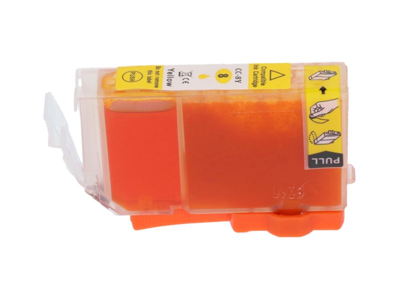 Cartouche d'encre PrintAbout compatible Canon CLI-8Y Jaune