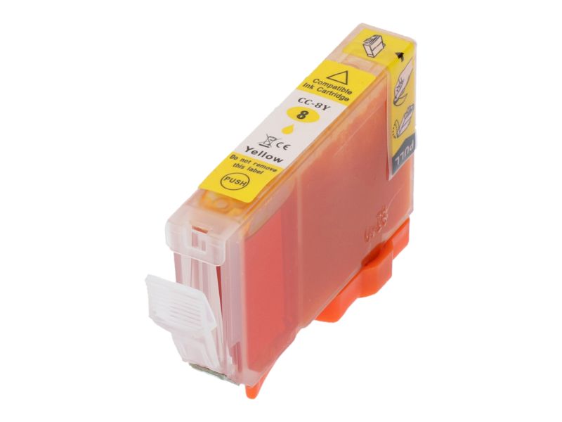 Cartouche d'encre PrintAbout compatible Canon CLI-8Y Jaune