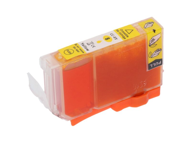Cartouche d'encre PrintAbout compatible Canon CLI-8Y Jaune
