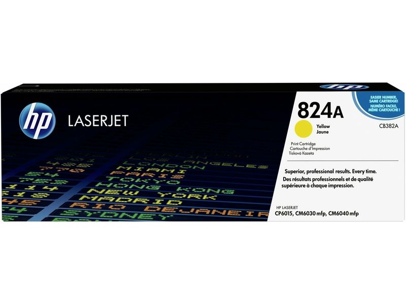 Cartouche toner HP 824A Jaune (CB382A)