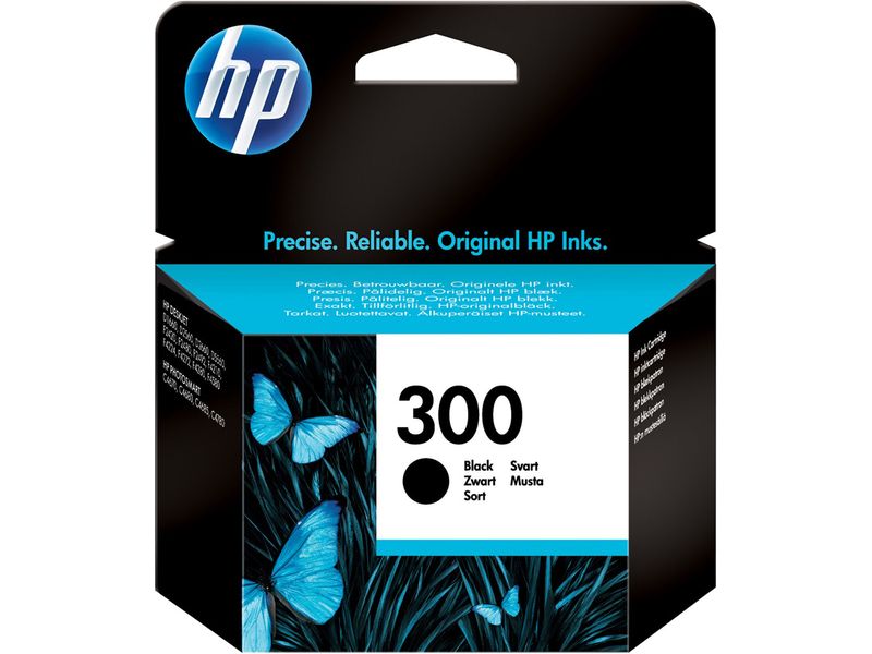 Carta de tinta HP 300 - Negro