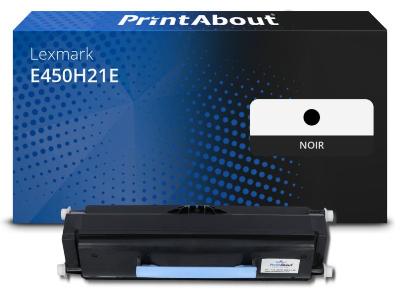 Toner compatible Lexmark E450H21E - Negro - Alta capacidad