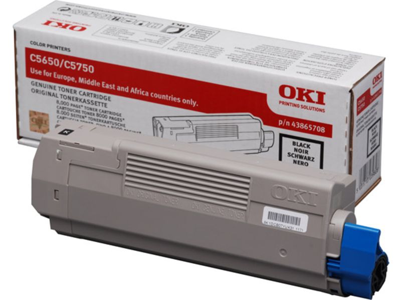 Toner negro OKI (43865708)