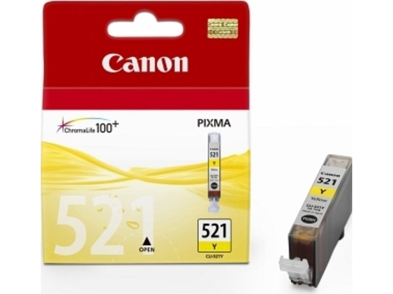 Canon CLI-521Y Yellow Ink Cartridge