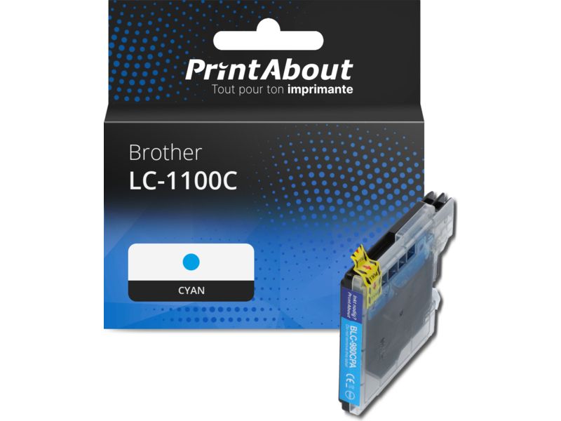 Cartouche d'encre Brother LC-1100C Cyan
