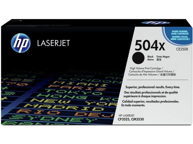 HP 504X (CE250X) - Noir - Toner - Grande capacité