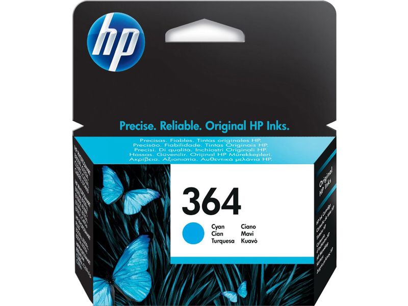 Cartouche d'encre HP 364 Cyan (CB318EE)