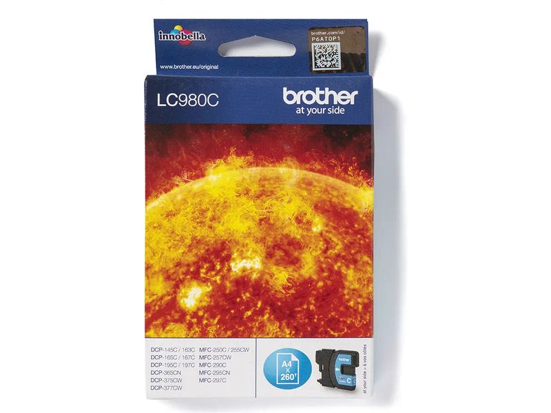 Cartuchos de tinta Brother LC-980C Cian