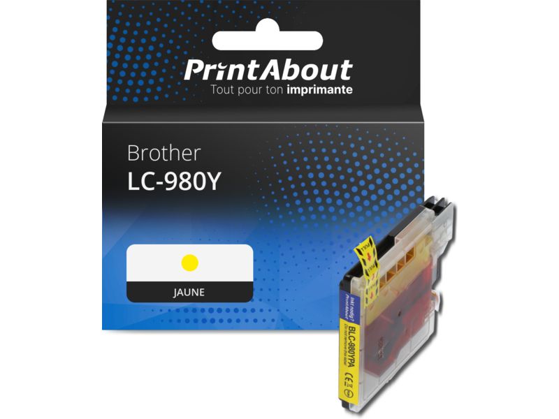 Cartucho compatible Brother LC-980Y Amarillo