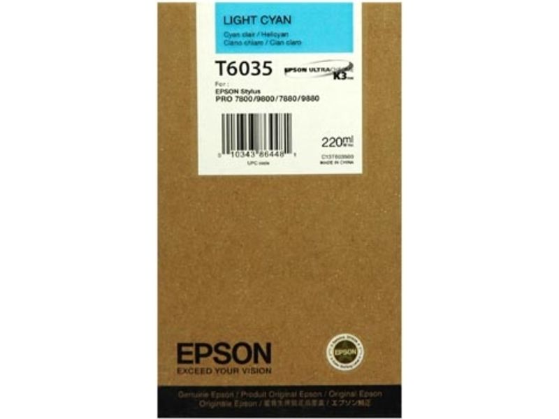 Cartouche d'encre Epson T6035 Cyan clair
