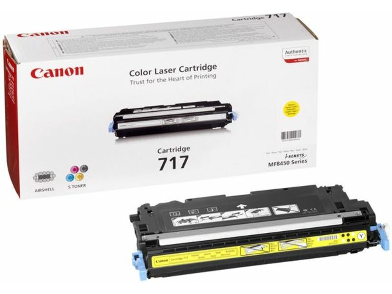 Cartouche de toner Canon 717 Y Jaune