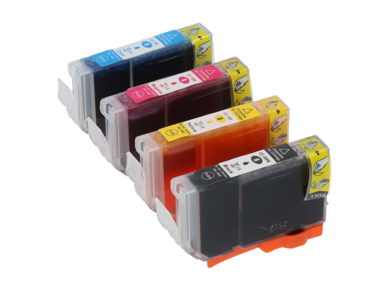 Cartucho de tinta compatible PrintAbout Canon CLI-8BK - 4 colores - Multipack