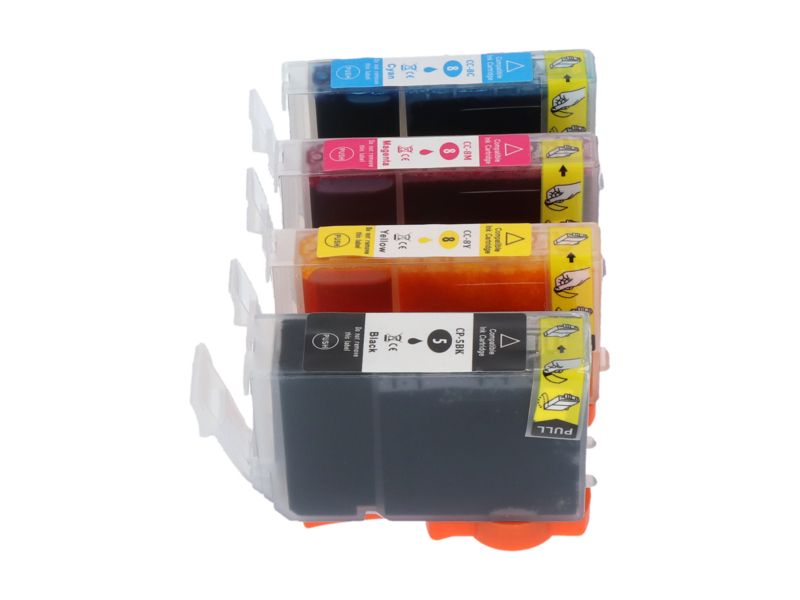 Cartouche d'encre PrintAbout compatible Canon PGI-5BK 4 couleurs - Multipack
