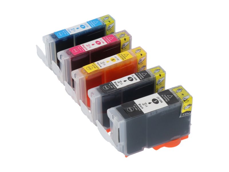 Cartouche d'encre compatible PrintAbout Canon PGI-5BK - 5 couleurs - Multipack