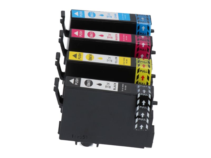 Cartouche compatible Epson T0615 - 4 couleurs - Multipack