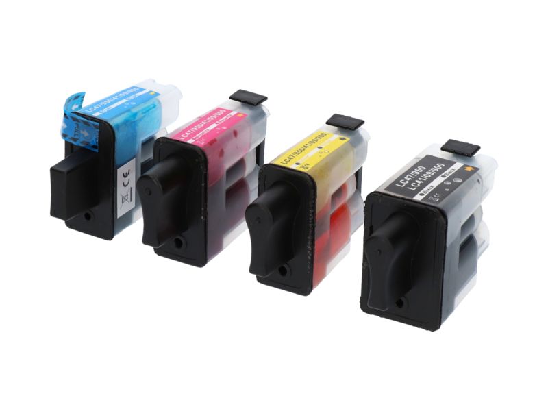 Cartucho compatible Brother LC-900BK - 4 colores - Pack de varios