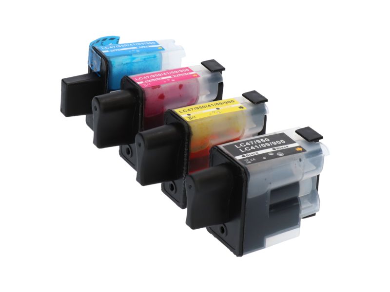 Cartucho compatible Brother LC-900BK - 4 colores - Pack de varios