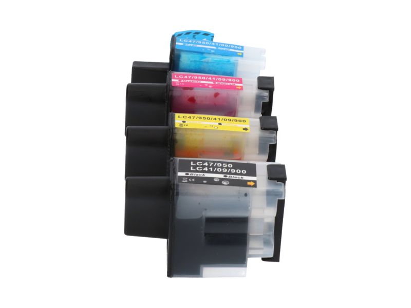 Cartucho compatible Brother LC-900BK - 4 colores - Pack de varios