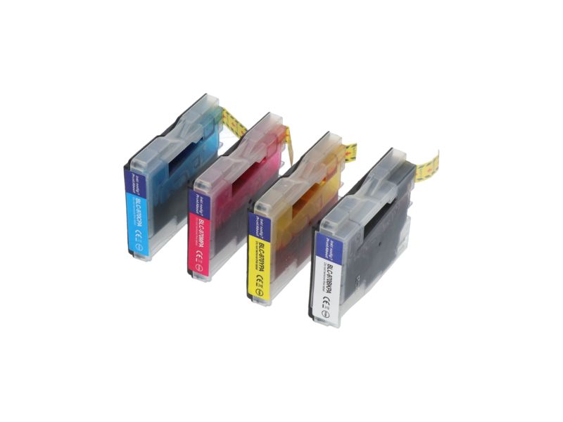 Cartouche compatible Brother LC-1000VALBP - 4 couleurs - Multipack