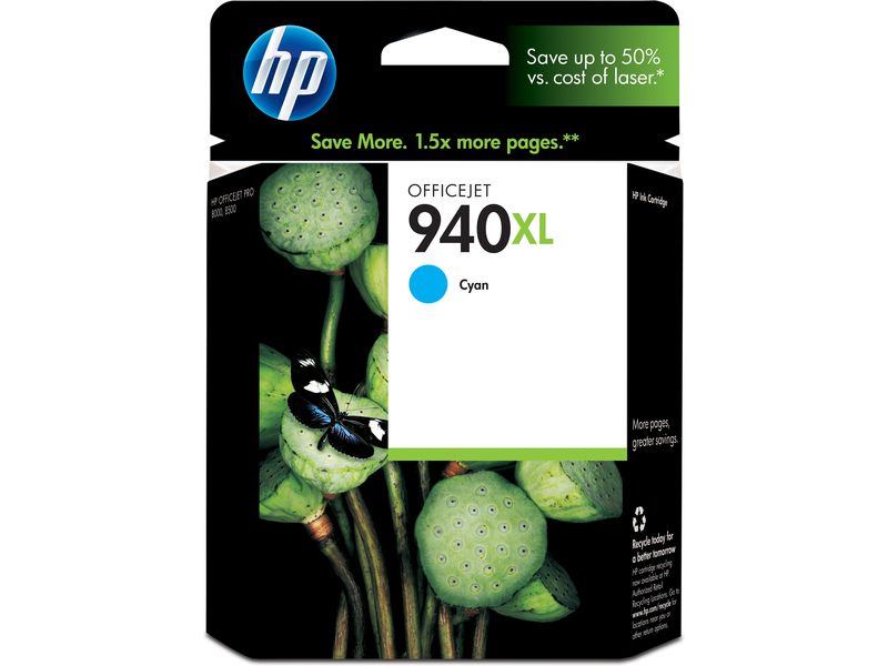 Cartucho de tinta HP 940XL Cian - Alta capacidad