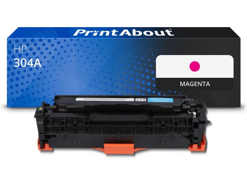 PrintAbout Compatible HP 304A (CC533A) - Magenta Toner