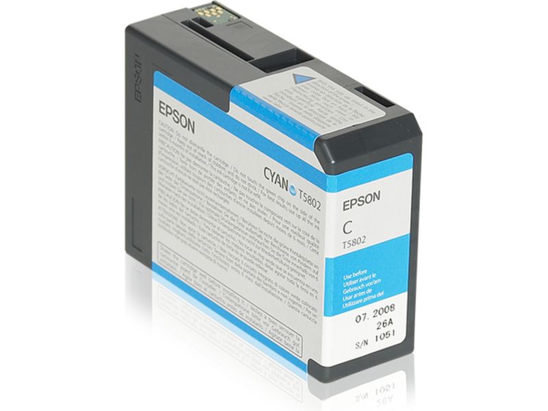 Epson T580 Cyan Ink Cartridge (C13T580200)