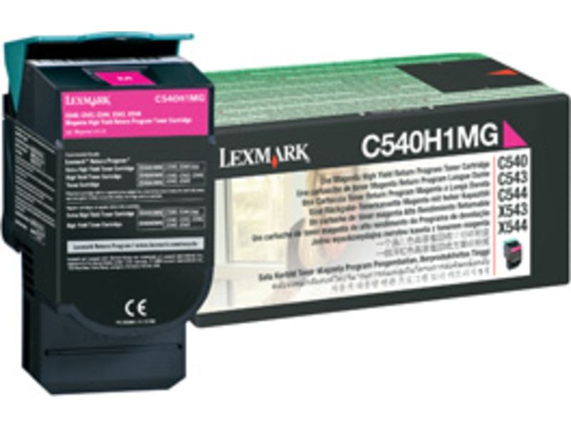 Lexmark C540H1MG Magenta Toner - High Capacity