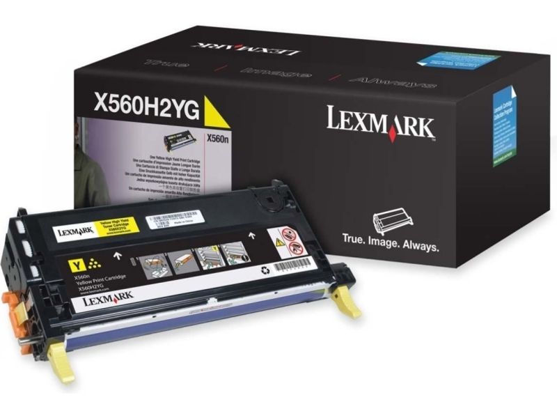 Toner Lexmark X560H2YG Amarillo de Alta Capacidad