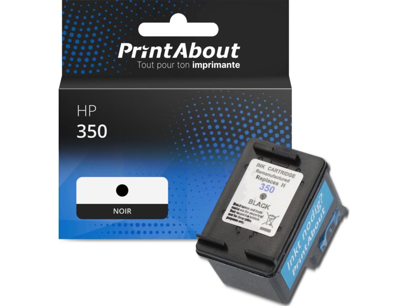 Cartucho de tinta compatible PrintAbout HP 350 - Negro (CB335EE)