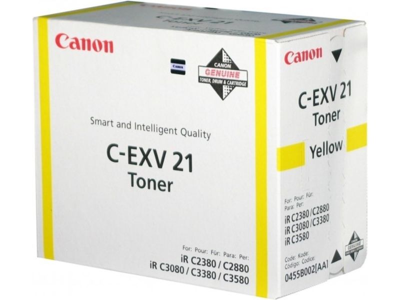 Cartouche de toner Canon C-EXV 21Y Jaune