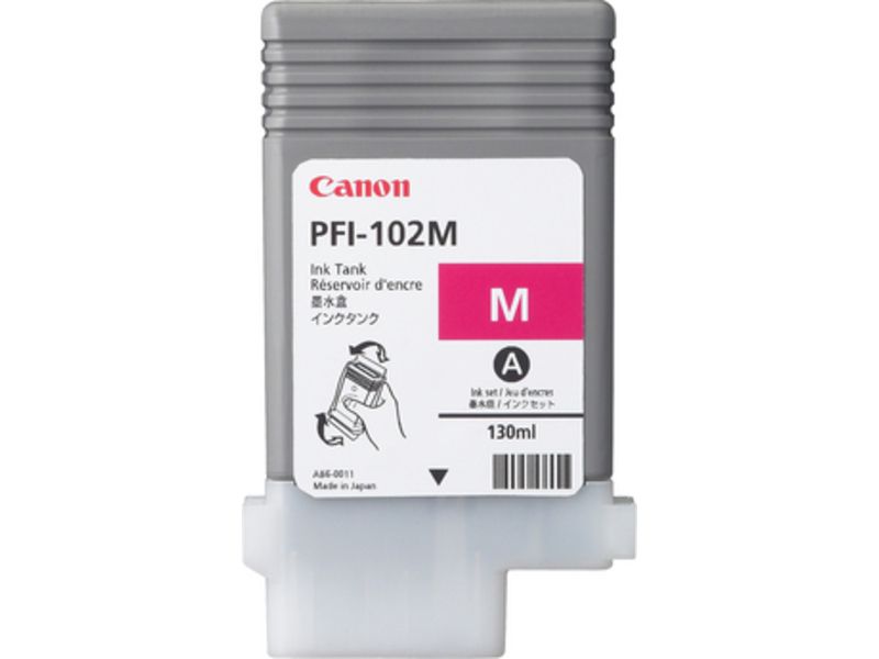 Cartucho de tinta Canon PFI-102M Magenta