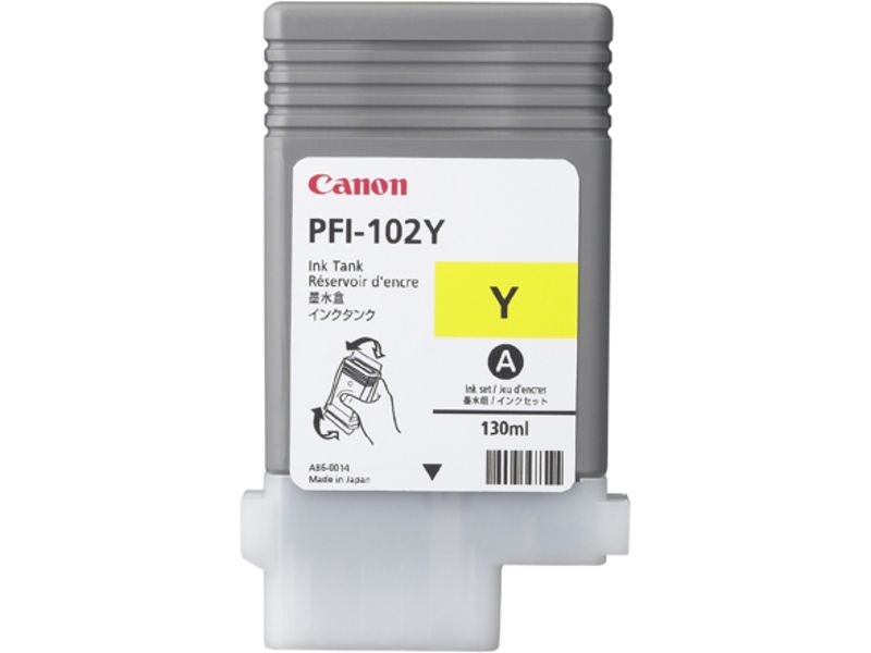 Cartucho de tinta Canon PFI-102Y Amarillo