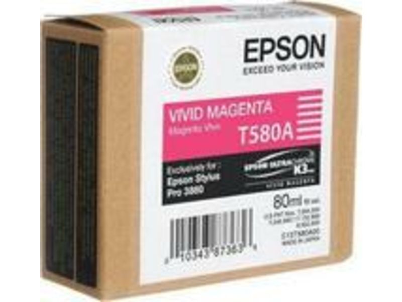 Cartuchas de tinta Epson T580A Magenta brillante