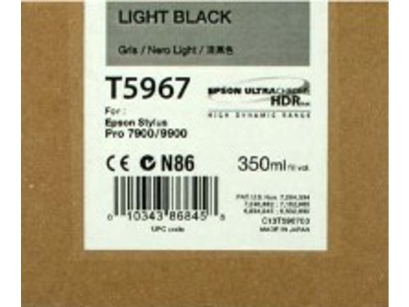Cartouche d'encre Epson T5967 (C13T596700) Noir clair